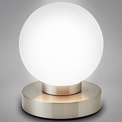 Lámparas de mesa de cristal ideales para habitaciones pequeñas
