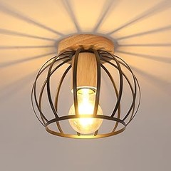 Beneficios de las lámparas de techo de madera para tu hogar