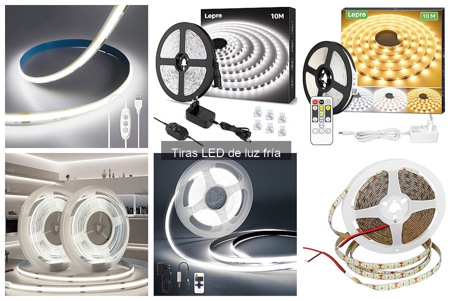 Accesorios Esenciales para Tiras LED de Luz Fría