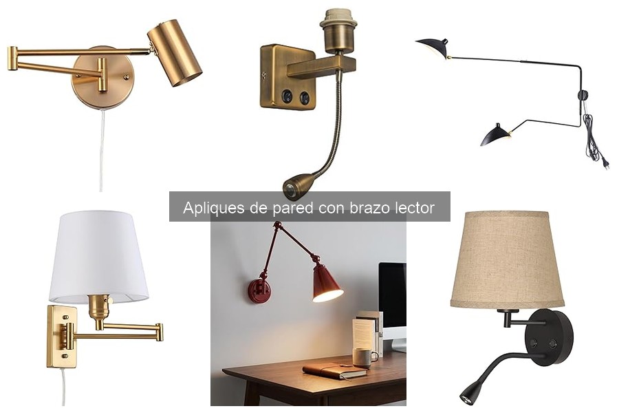 Alternativas a apliques de pared con brazo lector para iluminar