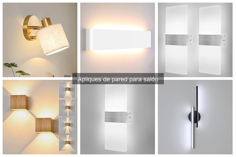 Alternativas a apliques de pared para iluminar tu salón