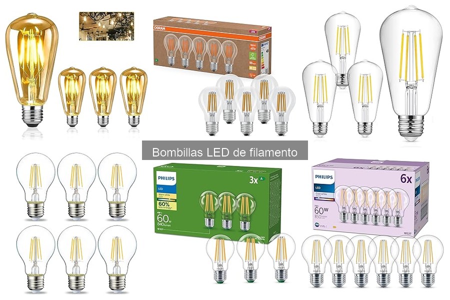 Alternativas a Bombillas LED de Filamento para Iluminar tu Hogar