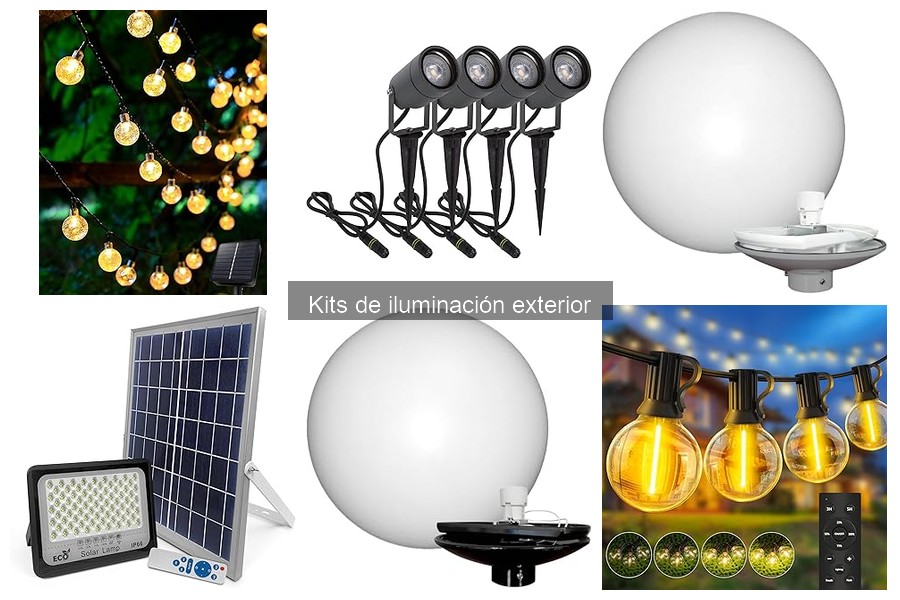Alternativas a Kits de Iluminación Exterior para tu Jardín