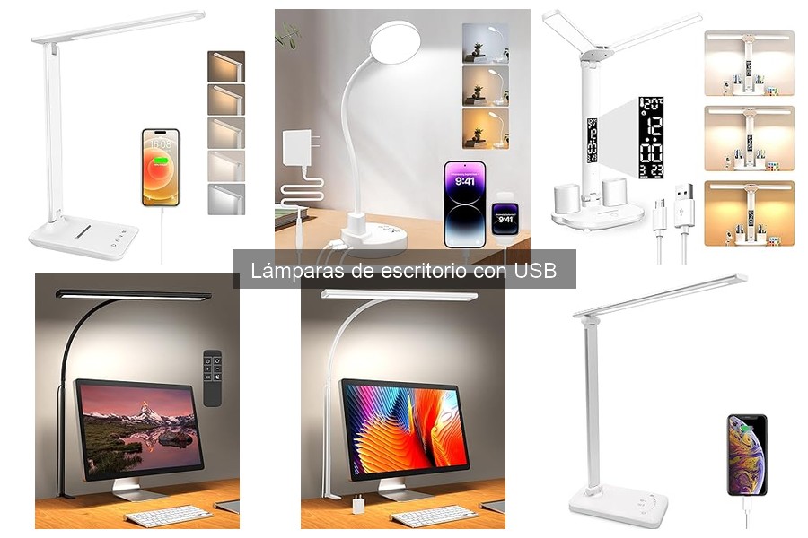 Alternativas a Lámparas de Escritorio con USB para Iluminar