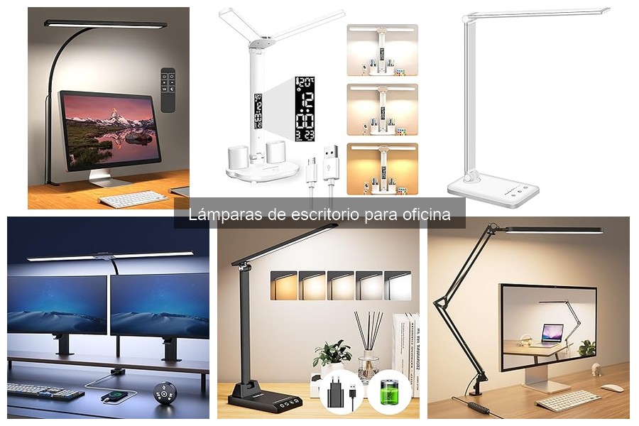 Alternativas a lámparas de escritorio para mejorar tu oficina