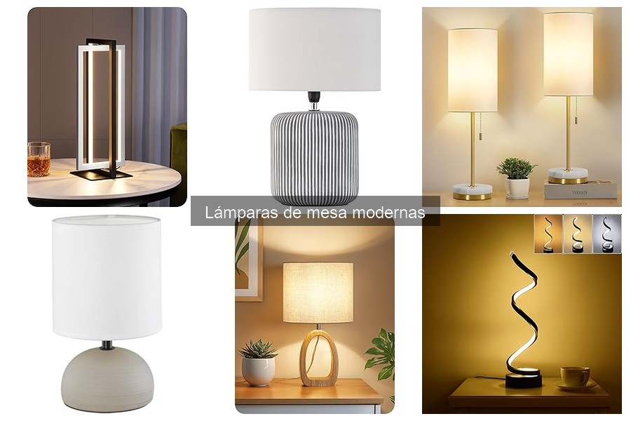 Alternativas a Lámparas de Mesa Modernas con Estilo Clásico