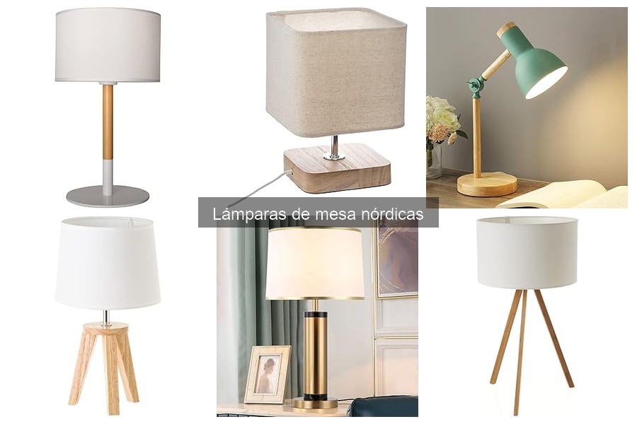 Alternativas a lámparas de mesa nórdicas para tu hogar