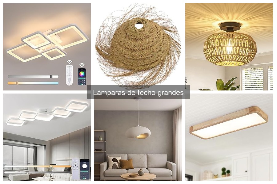 Alternativas a Lámparas de Techo Grandes para tu Hogar