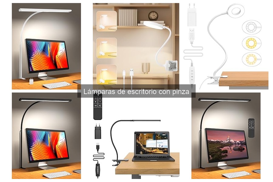 Alternativas a las lámparas de escritorio con pinza