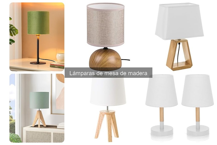Alternativas a las lámparas de mesa de madera: Explorando opciones