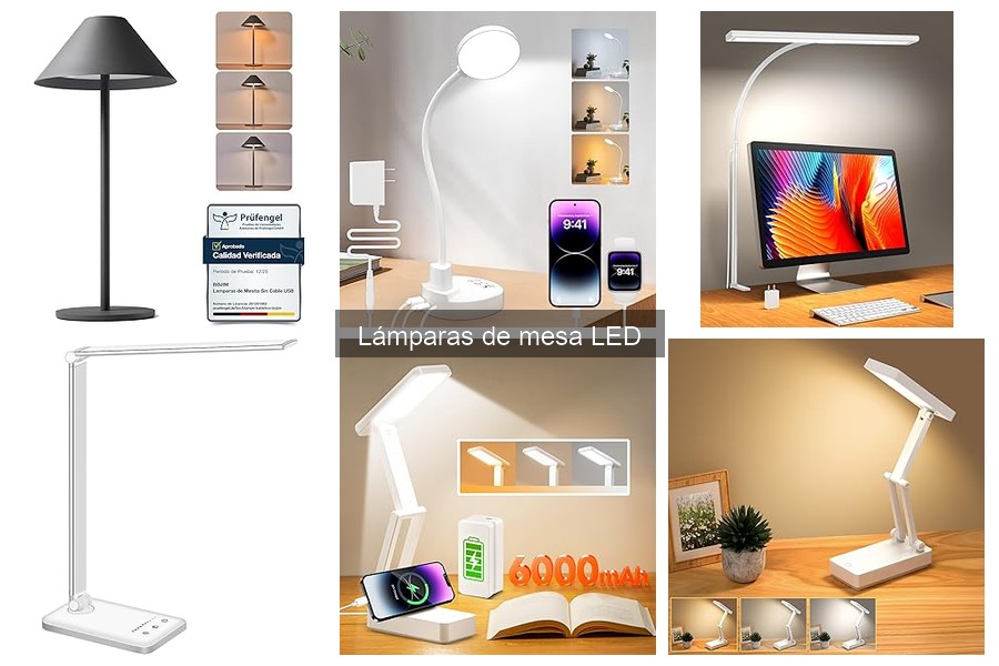 Alternativas a las lámparas de mesa LED: Opciones y beneficios