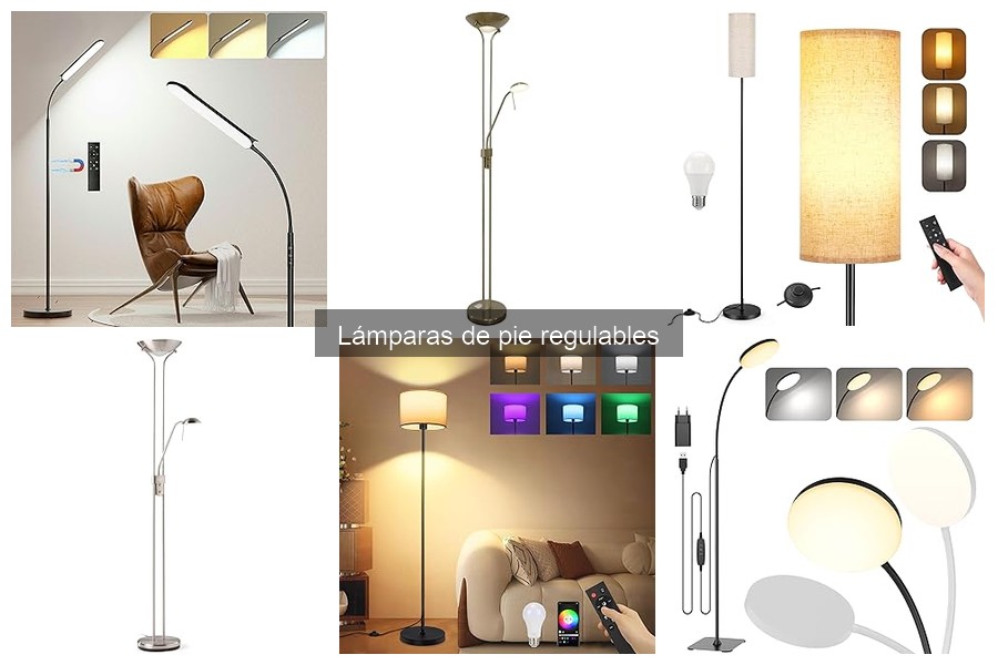 Alternativas a las Lámparas de Pie Regulables para el Hogar