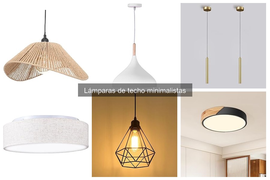 Alternativas a las lámparas de techo minimalistas para iluminar