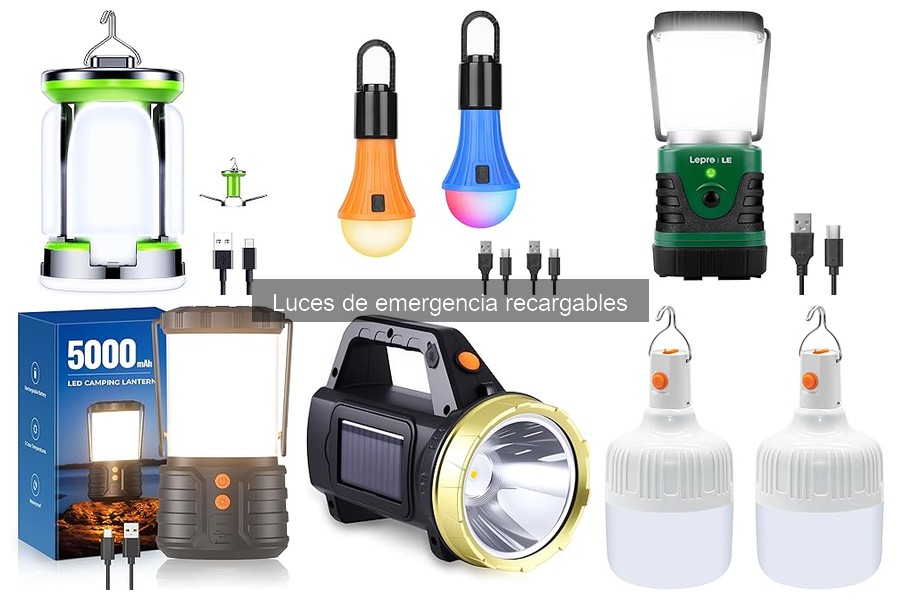 Alternativas a las luces de emergencia recargables