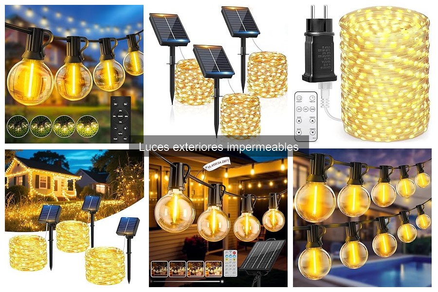 Alternativas a las luces exteriores impermeables para tu hogar