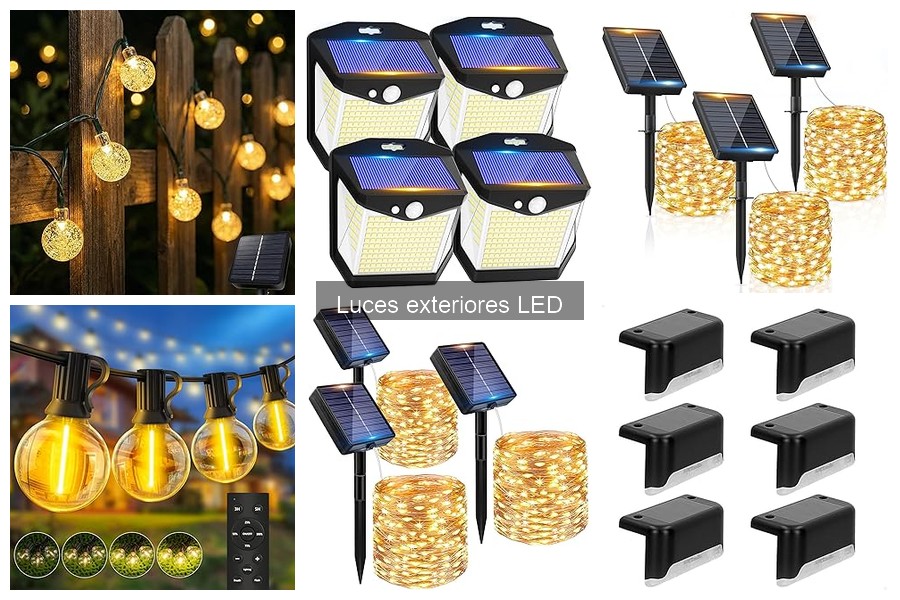 Alternativas a las luces exteriores LED para tu hogar