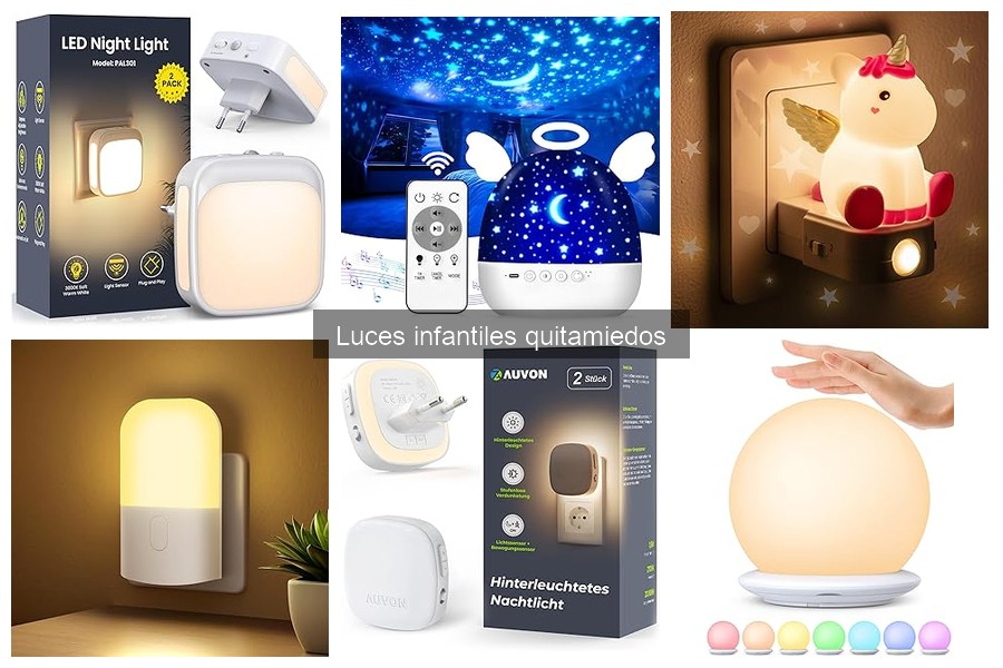 Alternativas a las luces infantiles quitamiedos para dormir