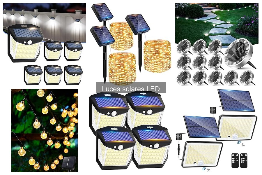 Alternativas a las luces solares LED para exteriores