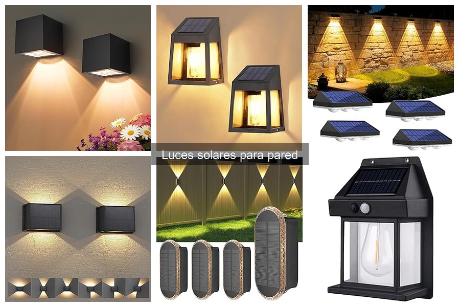 Alternativas a las luces solares para pared: guía útil