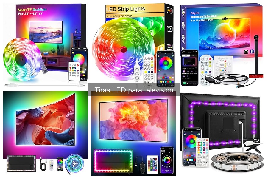 Alternativas a las tiras LED para televisión: mejores opciones