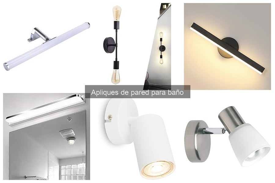 Alternativas a los apliques de pared para baño