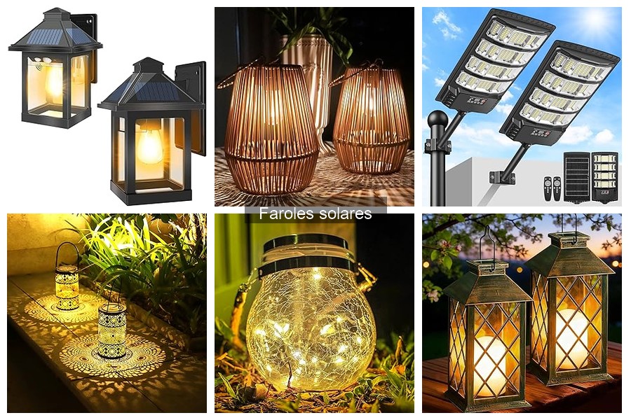 Alternativas a los faroles solares para iluminar exteriores