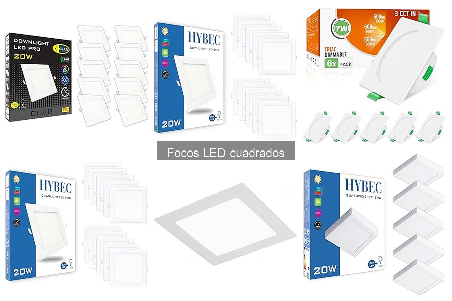 Alternativas a los Focos LED Cuadrados para Iluminar tu Hogar