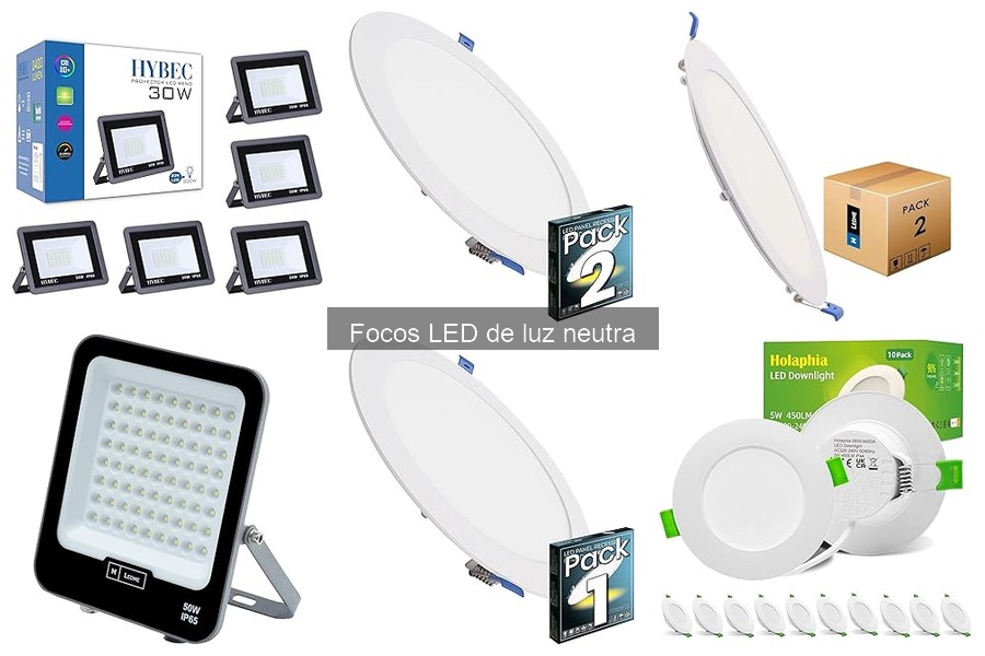 Alternativas a los Focos LED de Luz Neutra para Iluminación