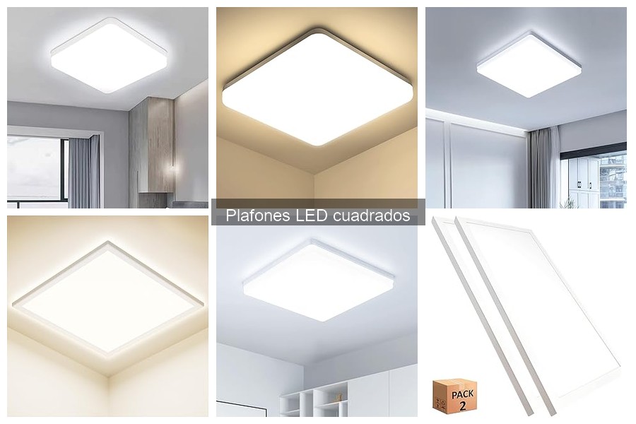 Alternativas a los Plafones LED Cuadrados para Iluminar