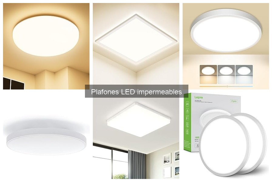 Alternativas a los plafones LED impermeables: opciones efectivas