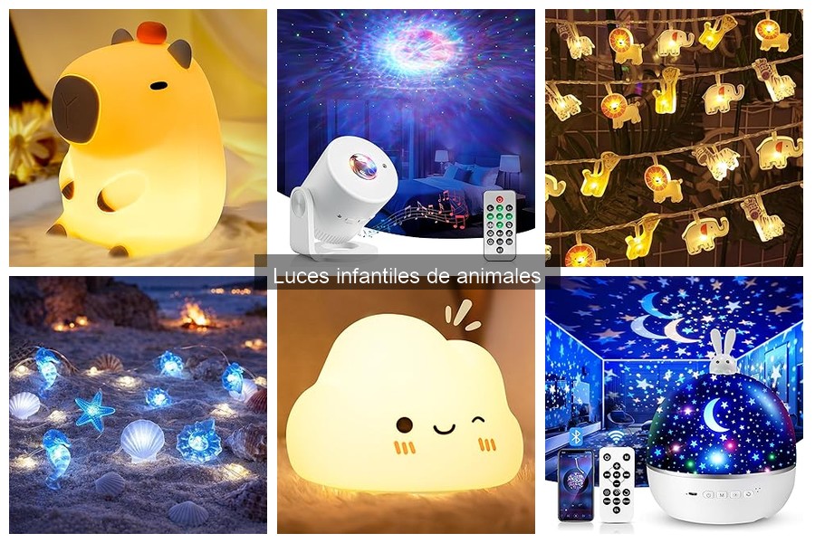 Alternativas a luces infantiles de animales: opciones creativas