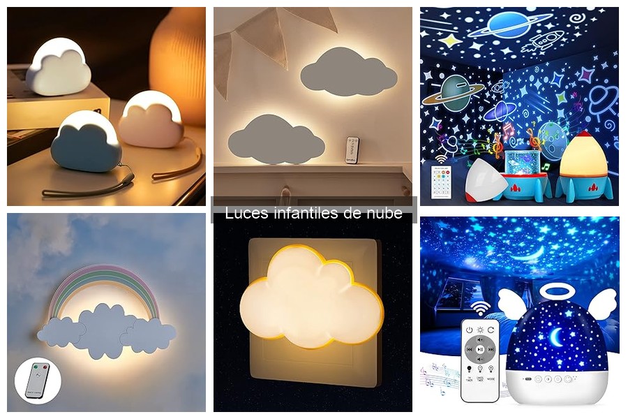 Alternativas a luces infantiles de nube: opciones creativas