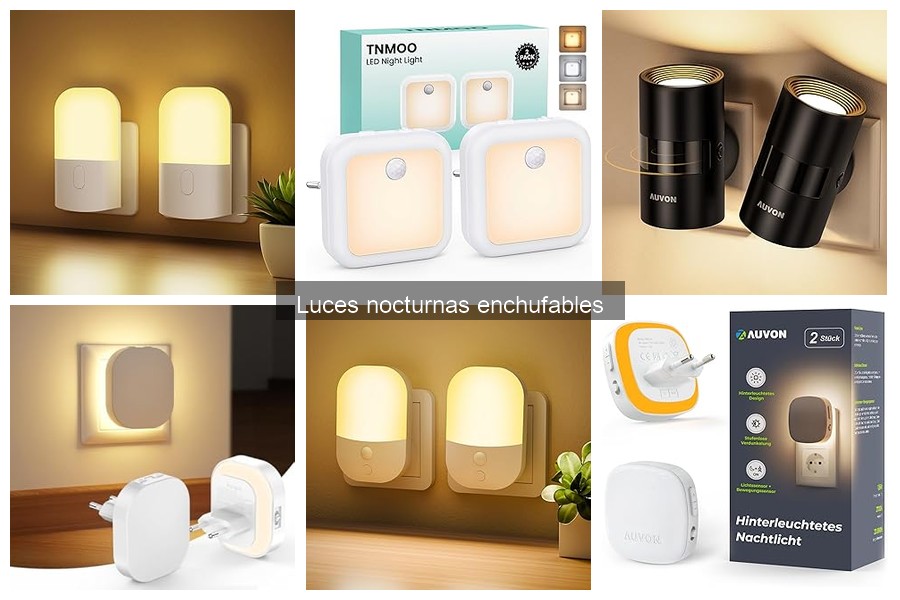 Alternativas a luces nocturnas enchufables para iluminar la noche