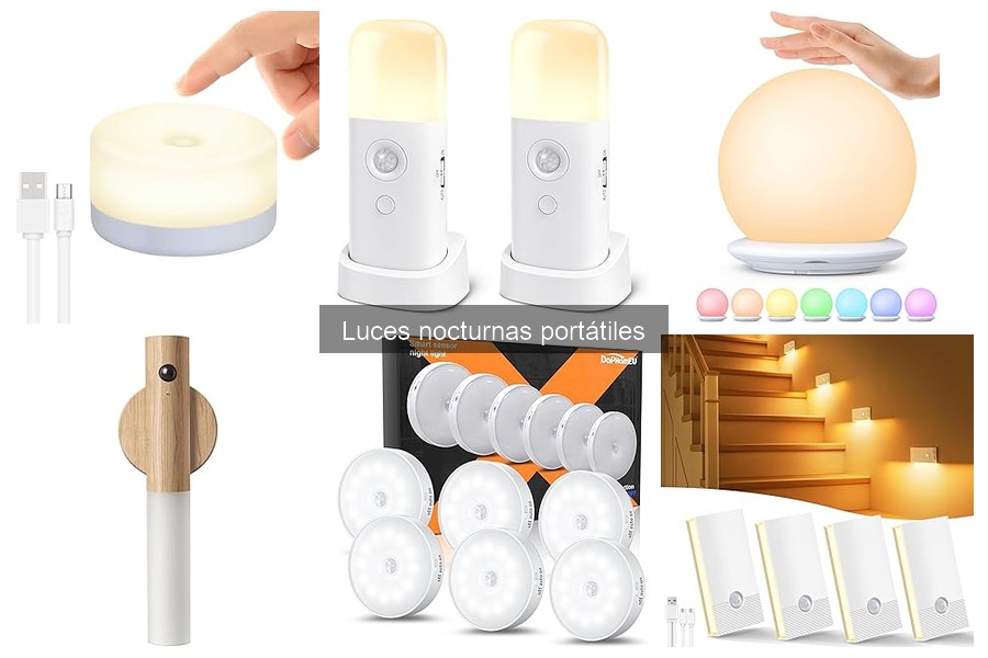 Alternativas a luces nocturnas portátiles para iluminar tu hogar