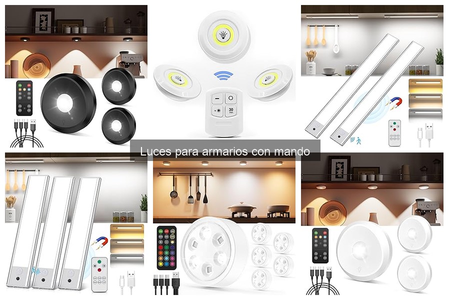 Alternativas a luces para armarios con mando