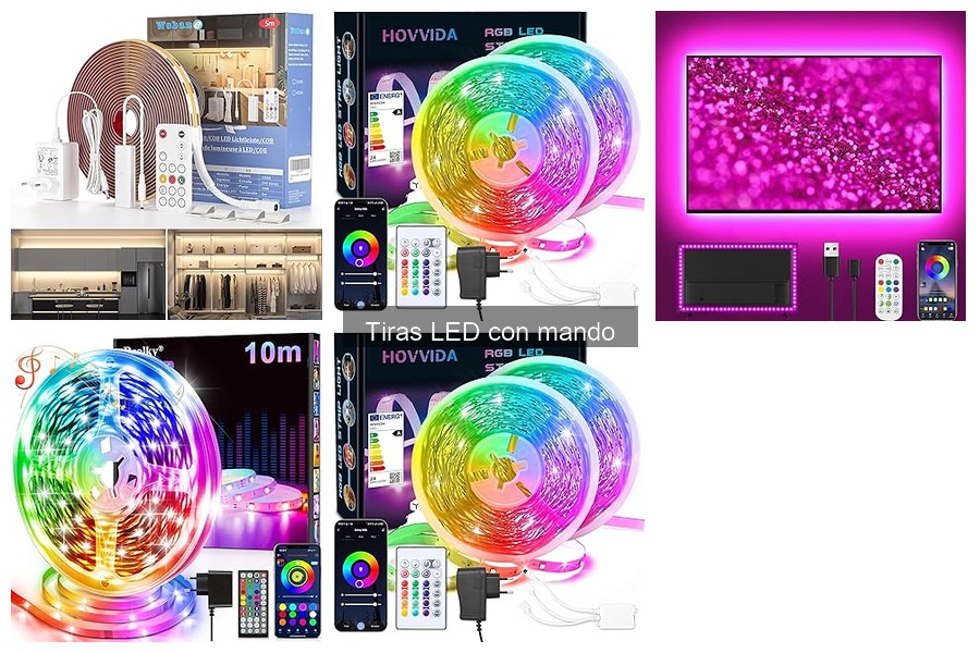 Alternativas a Tiras LED con Mando: Opciones y Comparativa
