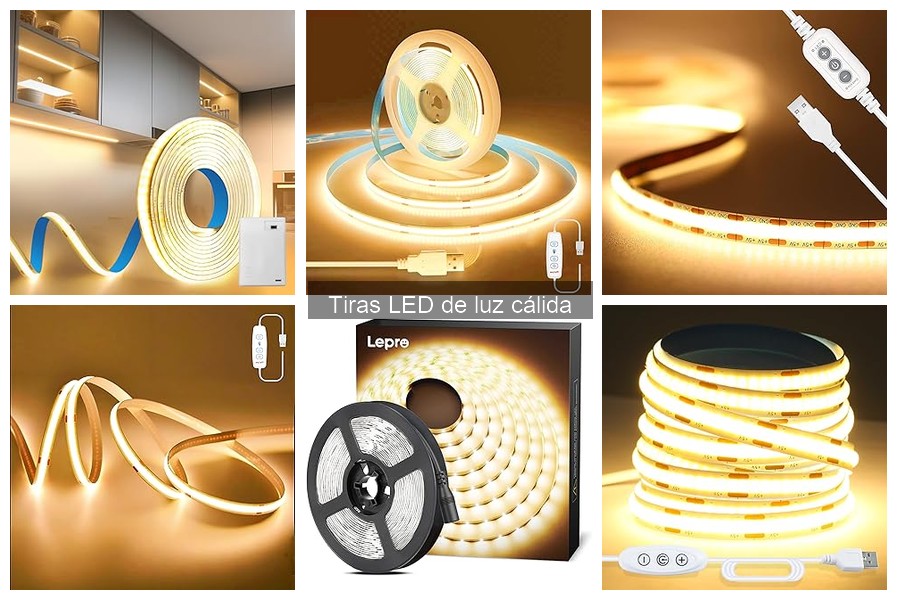 Alternativas creativas a las tiras LED de luz cálida