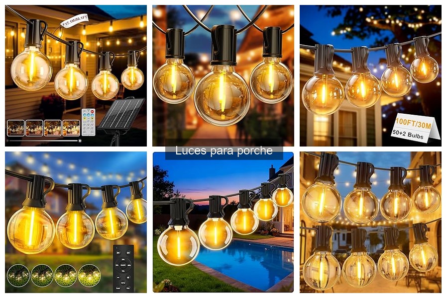 Alternativas Creativas a Luces para Porche Tradicionales