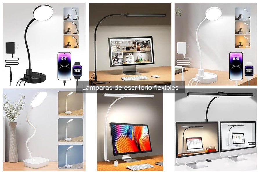 ** Beneficios de las Lámparas de Escritorio Flexibles LED