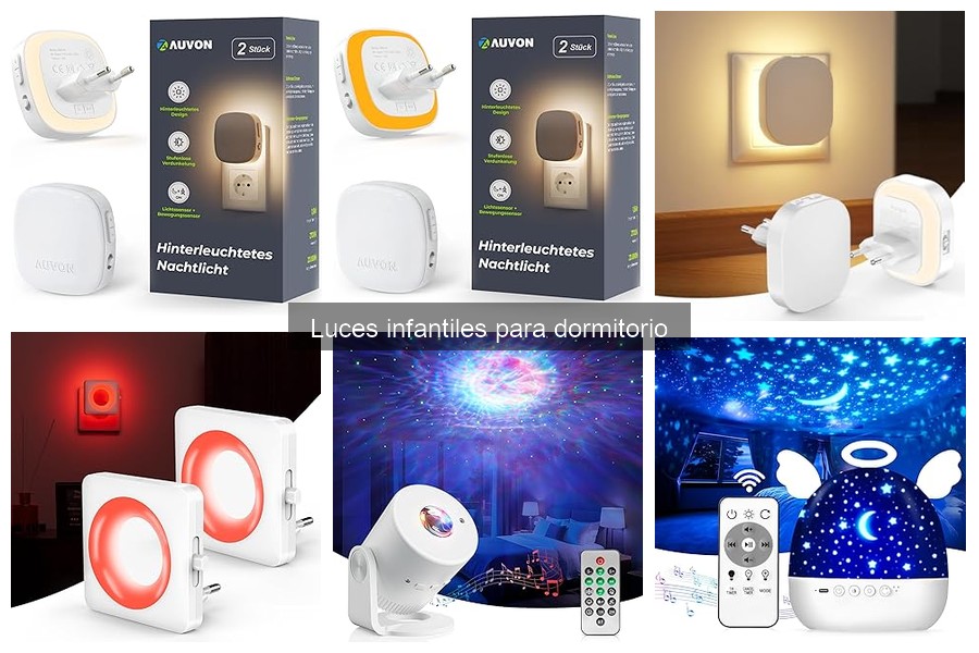 Beneficios de usar luces infantiles en el dormitorio