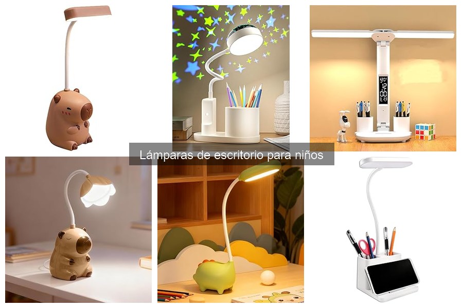 Características Clave de Lámparas de Escritorio para Niños