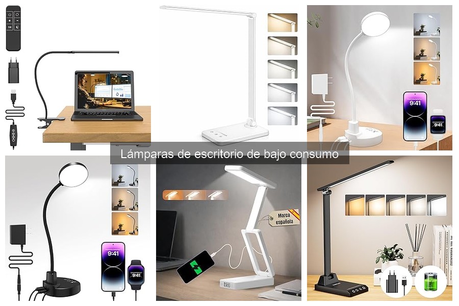 Cómo cuidar lámparas de escritorio de bajo consumo