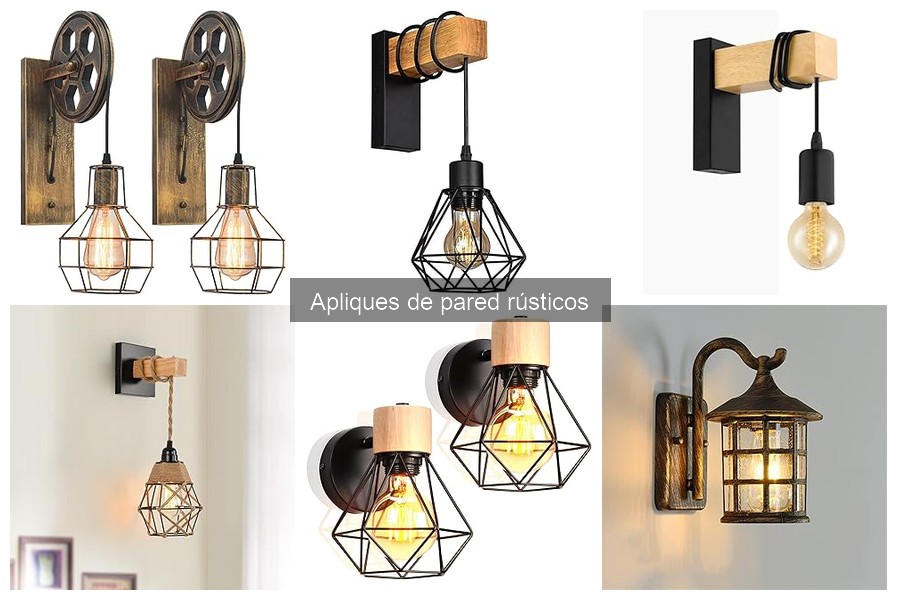 Cómo elegir el aplique de pared rústico ideal para tu hogar