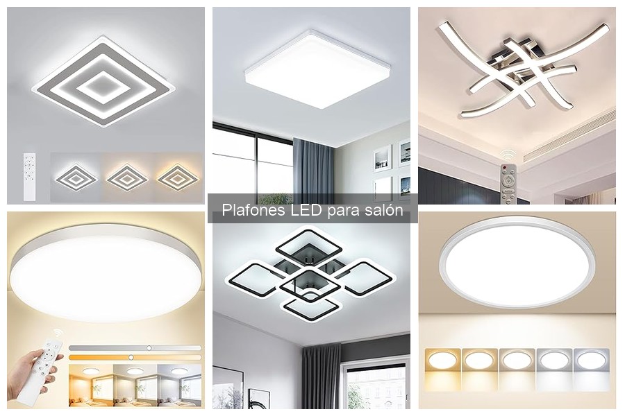 Cómo elegir el color de luz para plafones LED en el salón