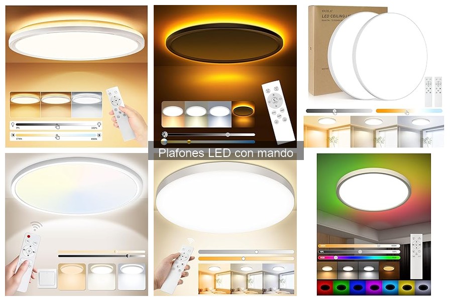 ¿Cómo elegir el plafón LED con mando adecuado para tu hogar?