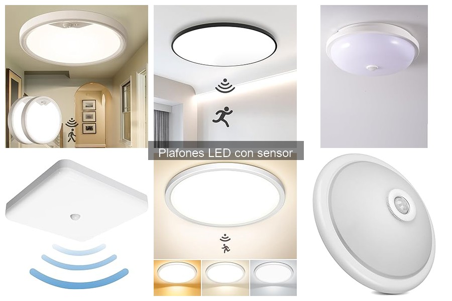 Cómo elegir el plafón LED con sensor ideal para tu hogar