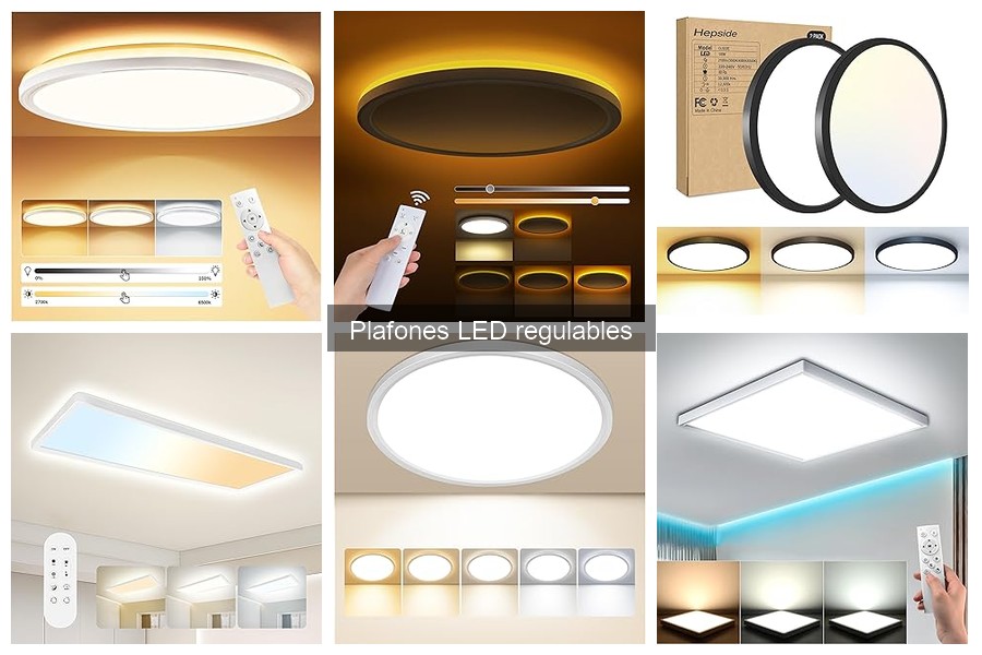Cómo elegir el plafón LED regulable adecuado para tu hogar