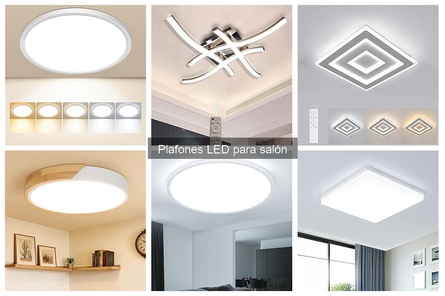 Cómo elegir el tamaño de plafón LED ideal para tu salón