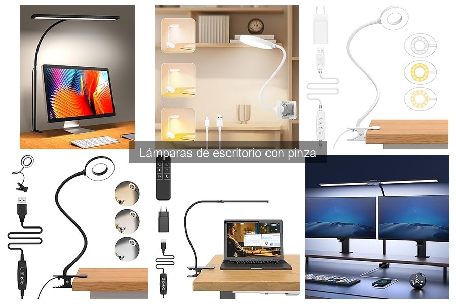 Cómo elegir la lámpara de escritorio con pinza adecuada