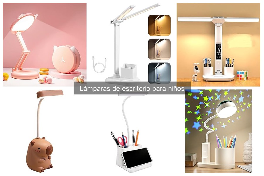 Cómo elegir la lámpara de escritorio ideal para niños